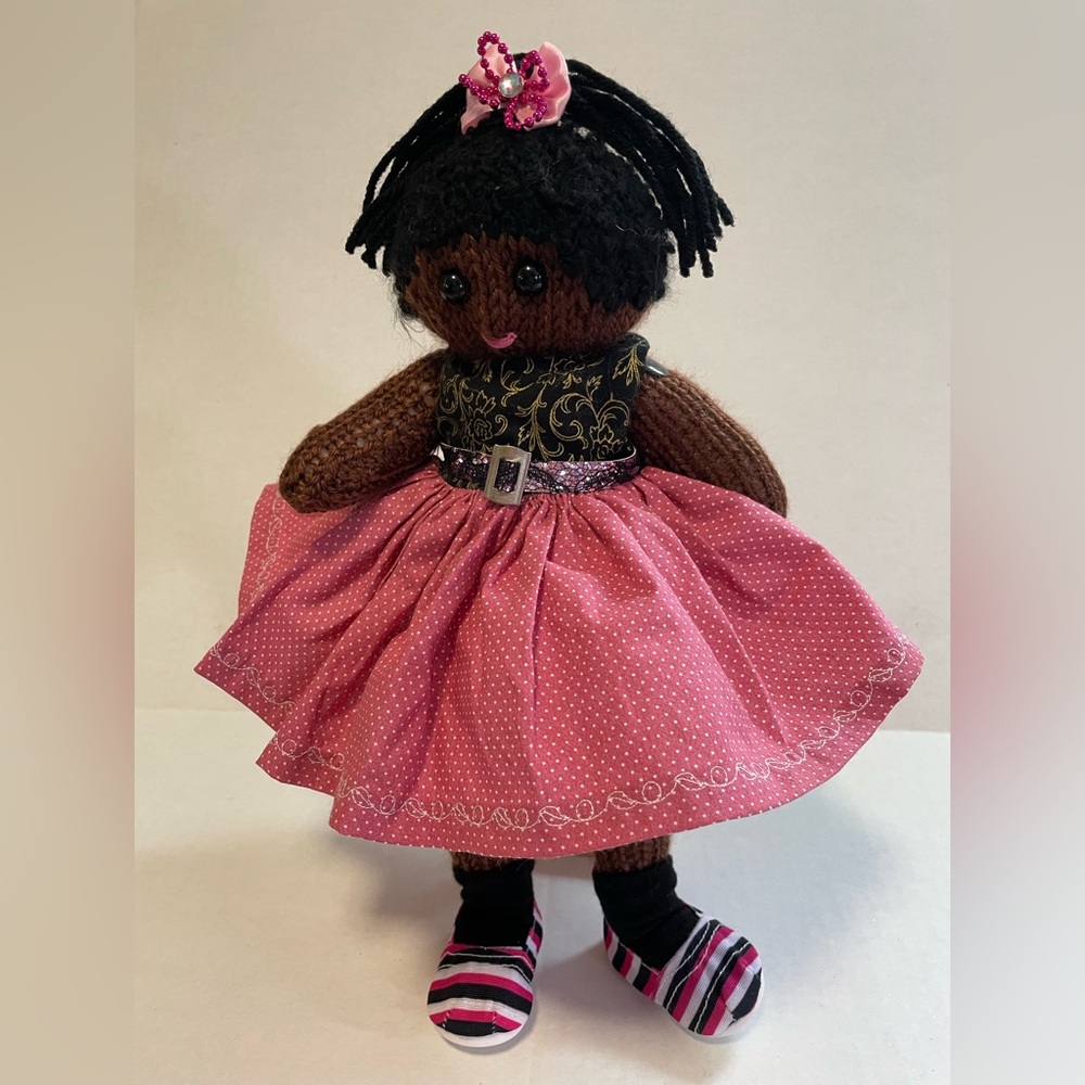 Handmade Knitted Doll